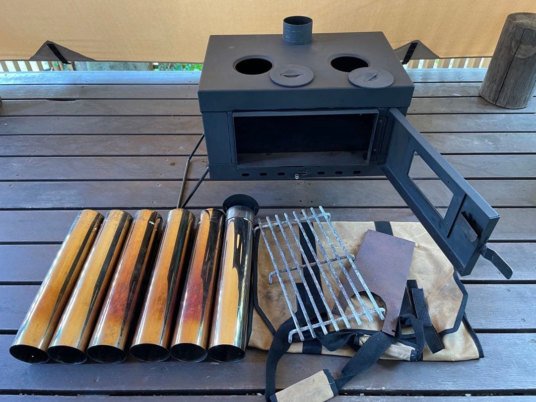 テントマークデザイン　iron-stove ちび　薪ストーブ　中古