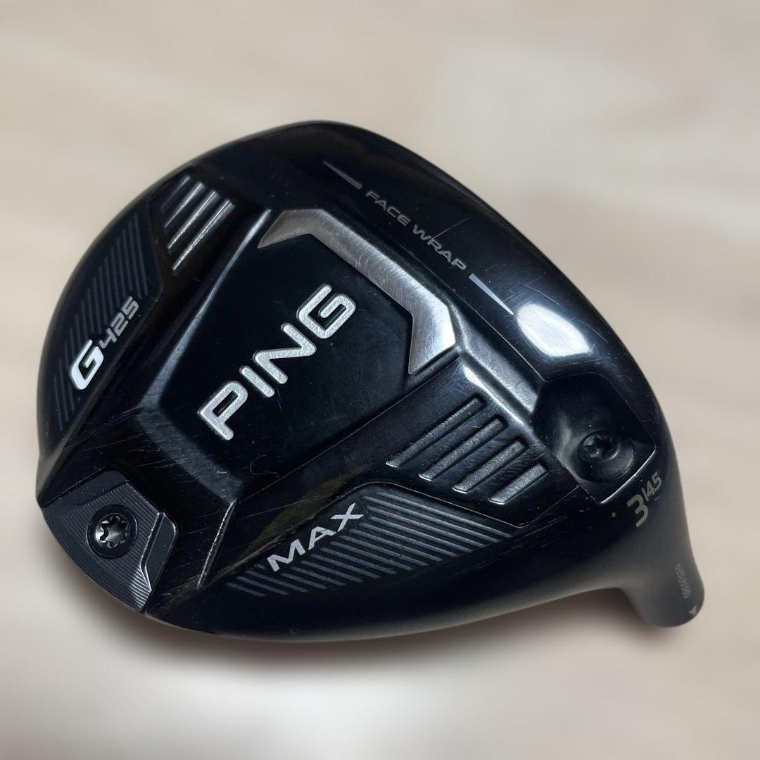 美品　PING G425 MAX フェアウェイウッド 3番　ヘッドのみ
