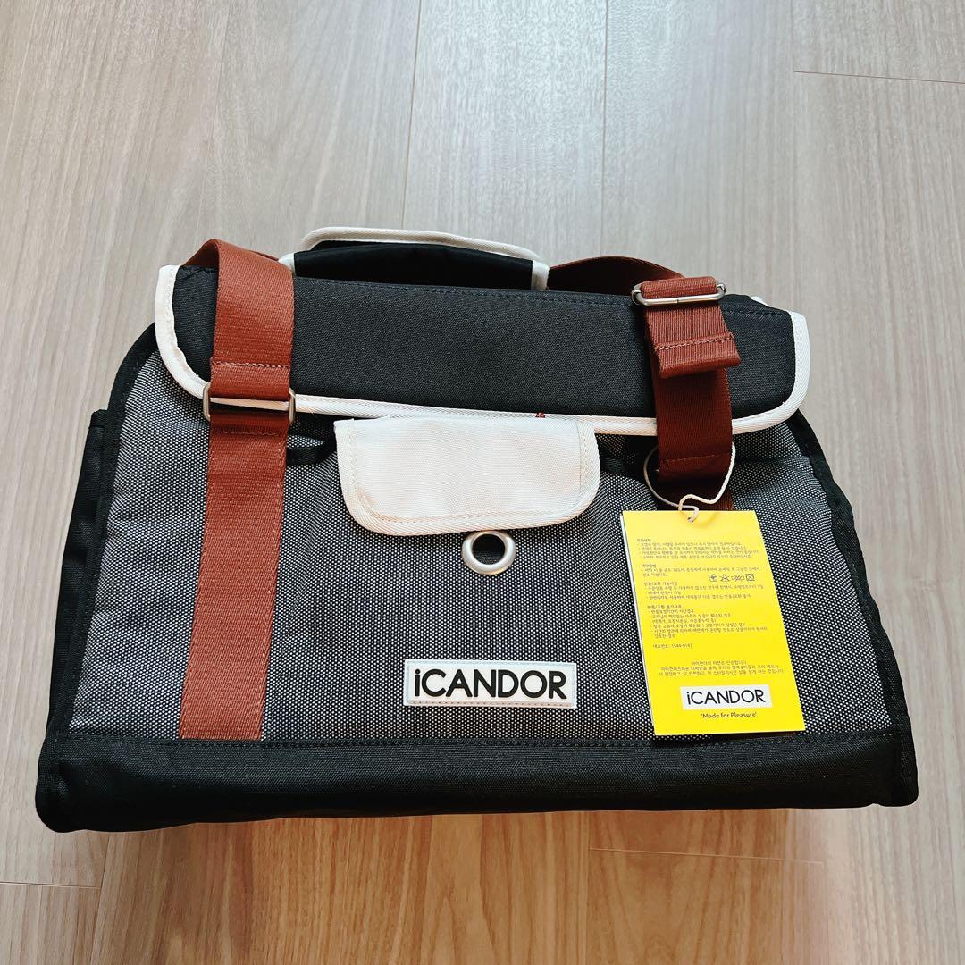新品【iCANDOR】 i bag （Sassy Cream）犬用キャリーケース