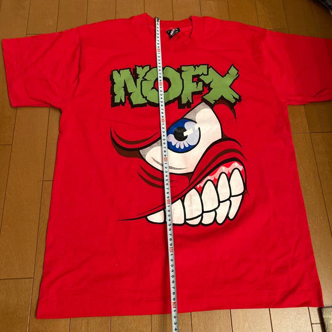 NOFX 赤 Tシャツ アートワーク　サイズL