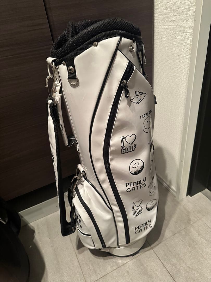 PEARLY GATES キャディバッグ ホワイト