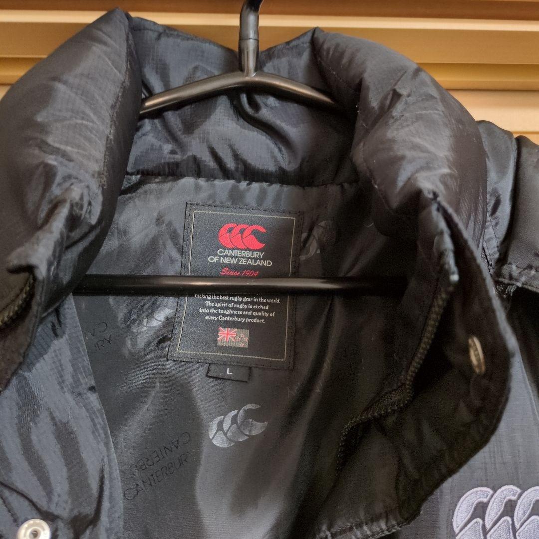 a*i様 Canterbury ダウンコート Lサイズ ブラック