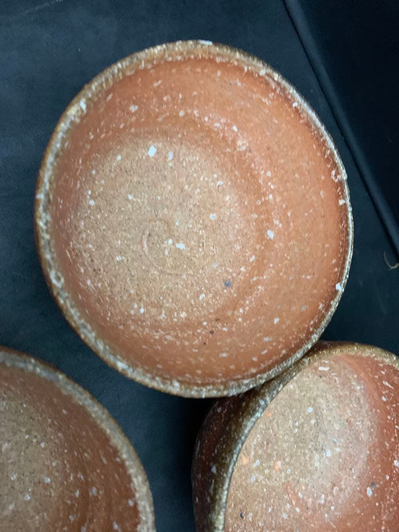 信楽焼　高橋春斎　小鉢　5客　栞共箱付