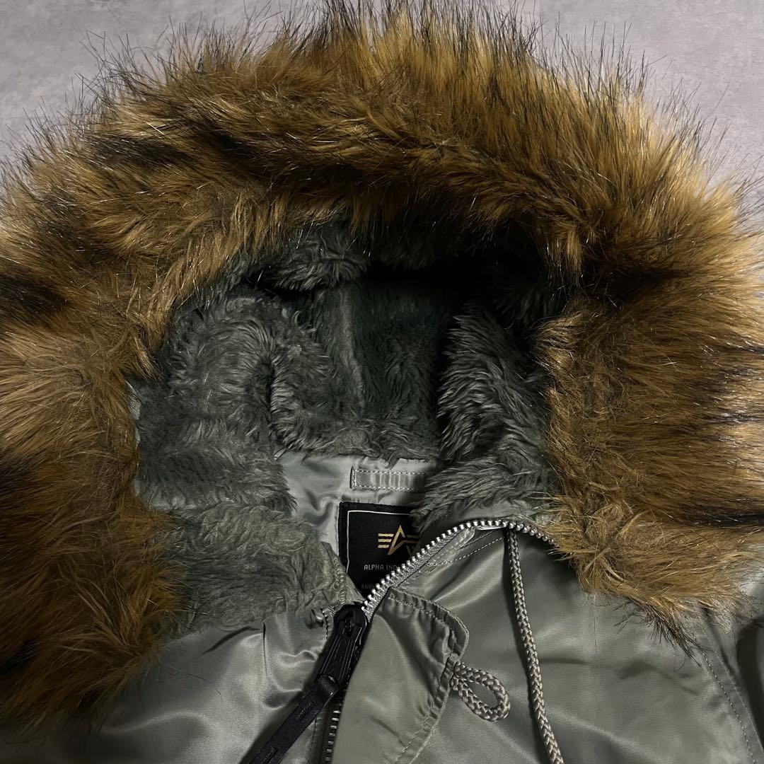 ALPHA INDUSTRIES N-3B ミリタリー　フライトジャケット　L