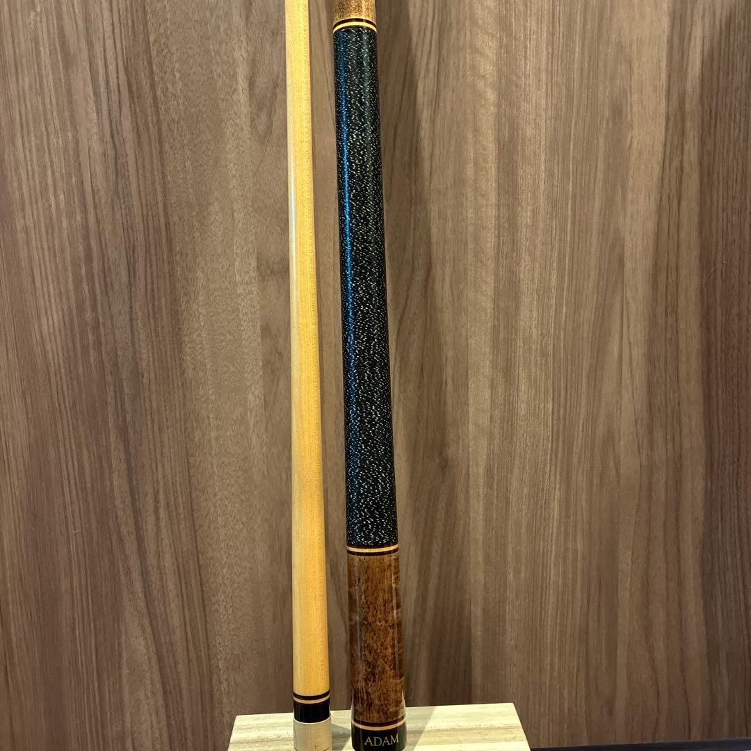 ADAM ビリヤード キュー XVⅡ 全長 約148㌢Hammerデニムケース付