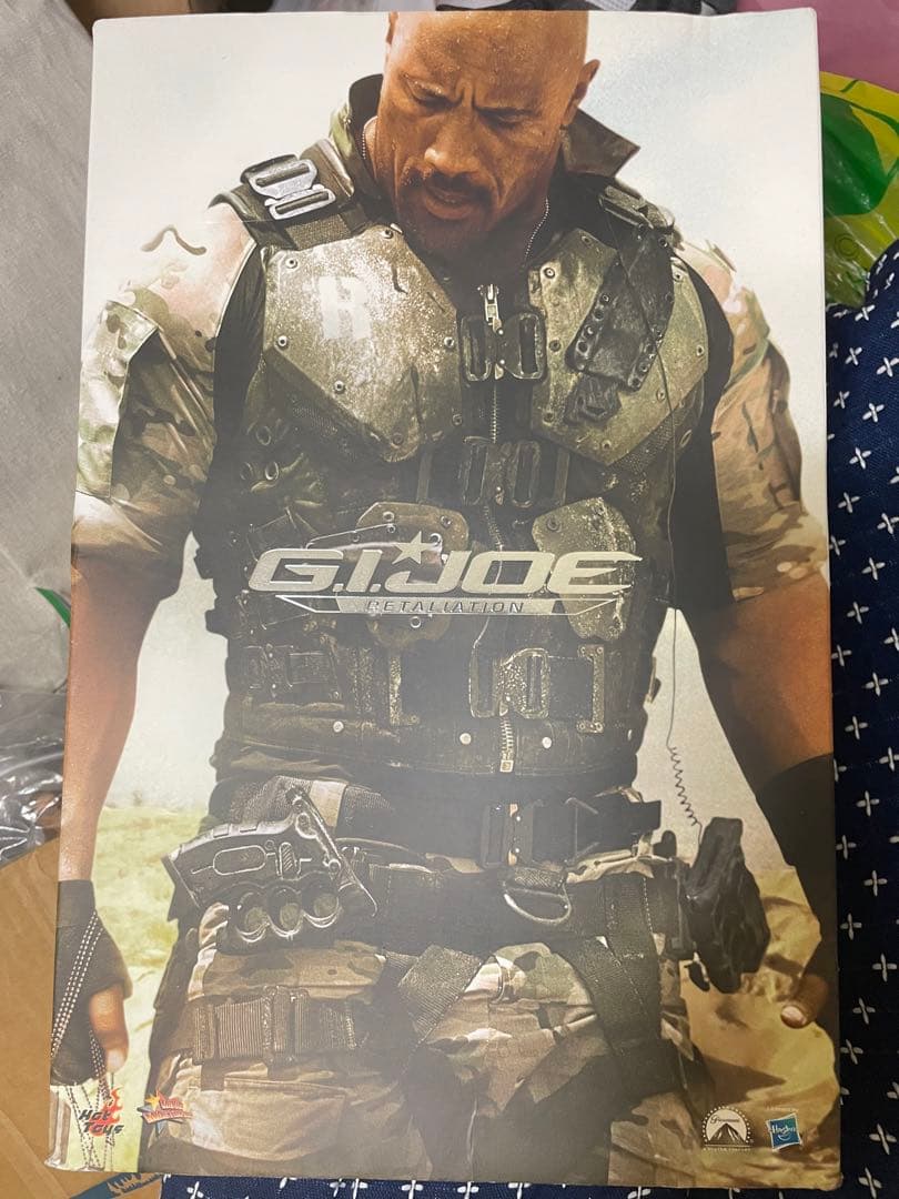 ホットトイズ　GIジョー　ロード・ブロック　ドウェイン・ジョンソン　新品未開封