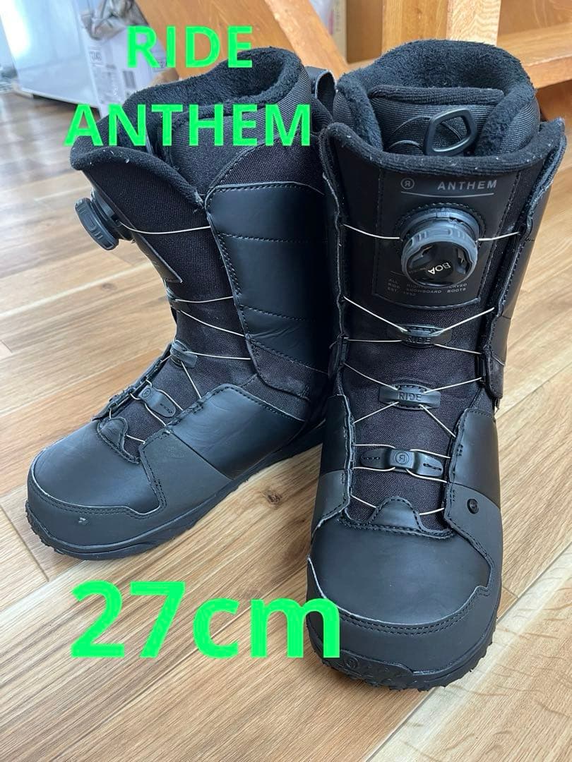 RIDE ライド ANTHEM アンセム 27cm BKブラック