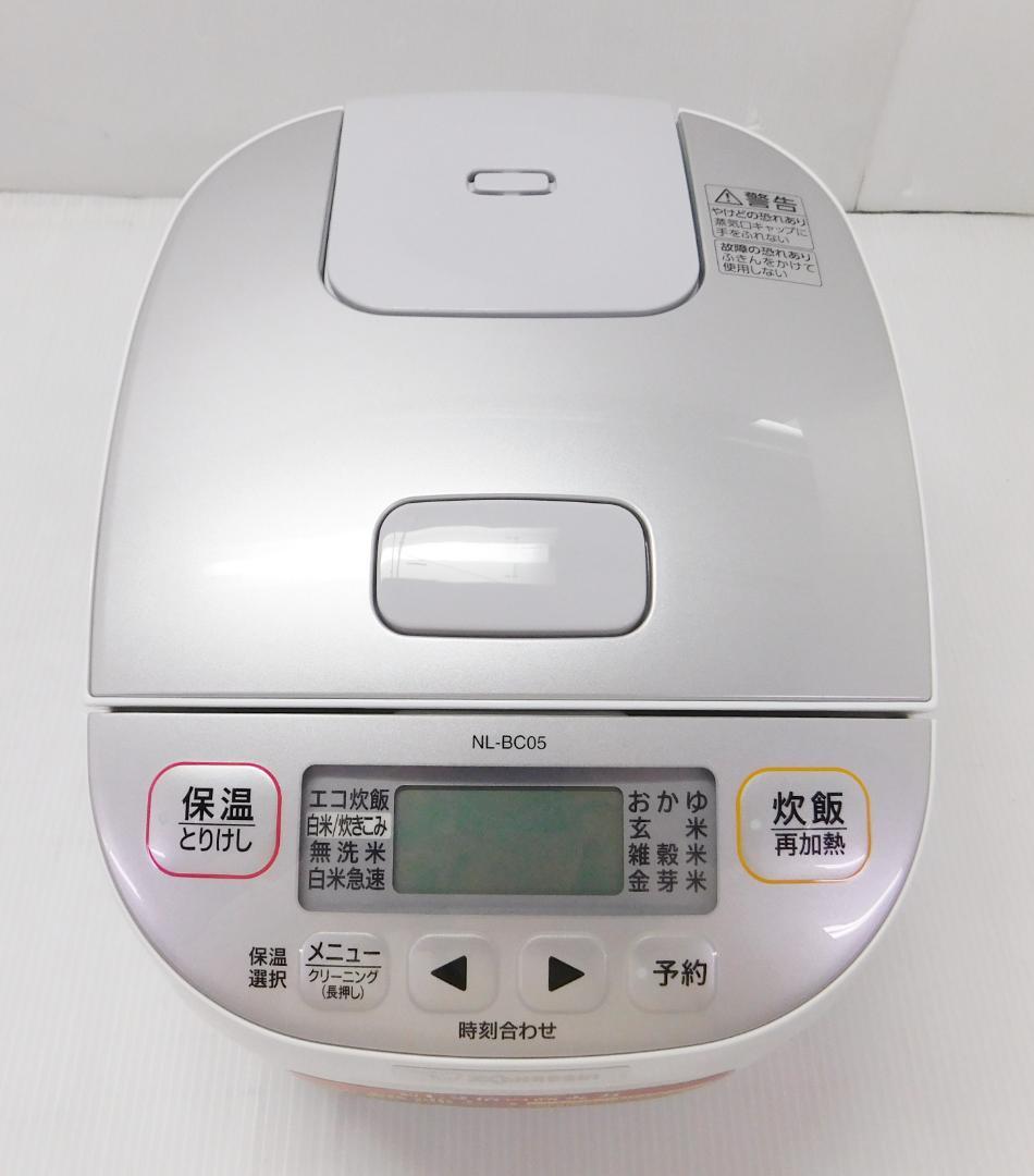 象印 炊飯ジャー NL-BC05-WA 極め炊き 3合炊き 19年製 炊飯器