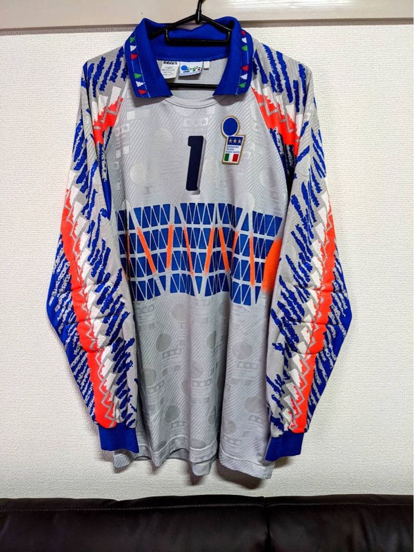 未使用！激レア！94イタリア代表GKパリュウカ選手ユニフォーム☆正規品
