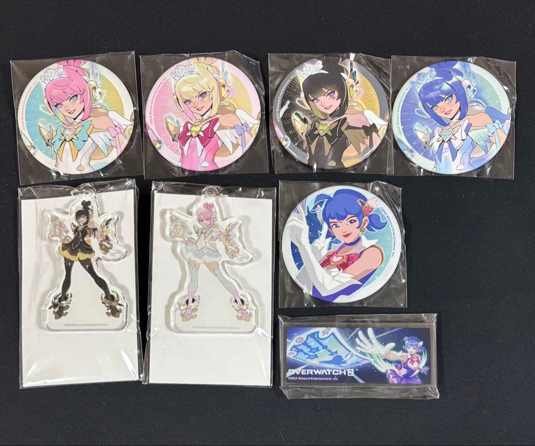 オーバーウォッチ2 ラッフルくじ 缶バッジ アクリルキーホルダー等 ジュノ
