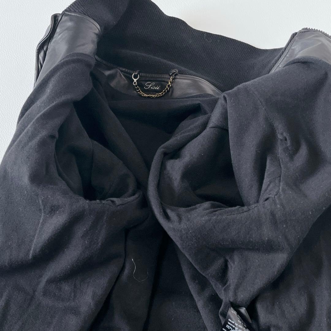 Sisii シシ レザージャケット ライダース シングル 牛革　MA-1