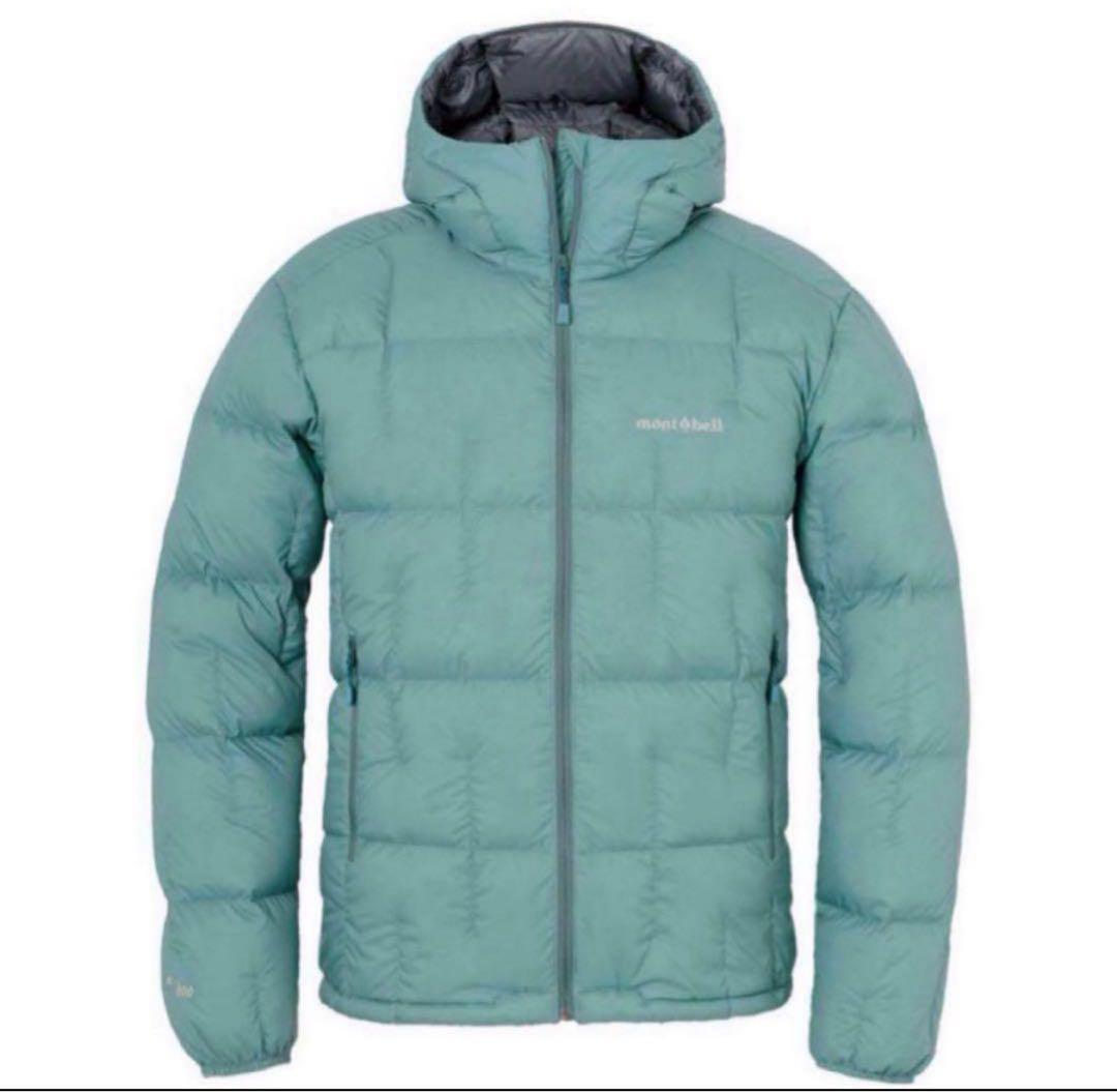 最終値下げ‼️ mont-bell ネージュダウンパーカー メンズ　ブルーグリーン