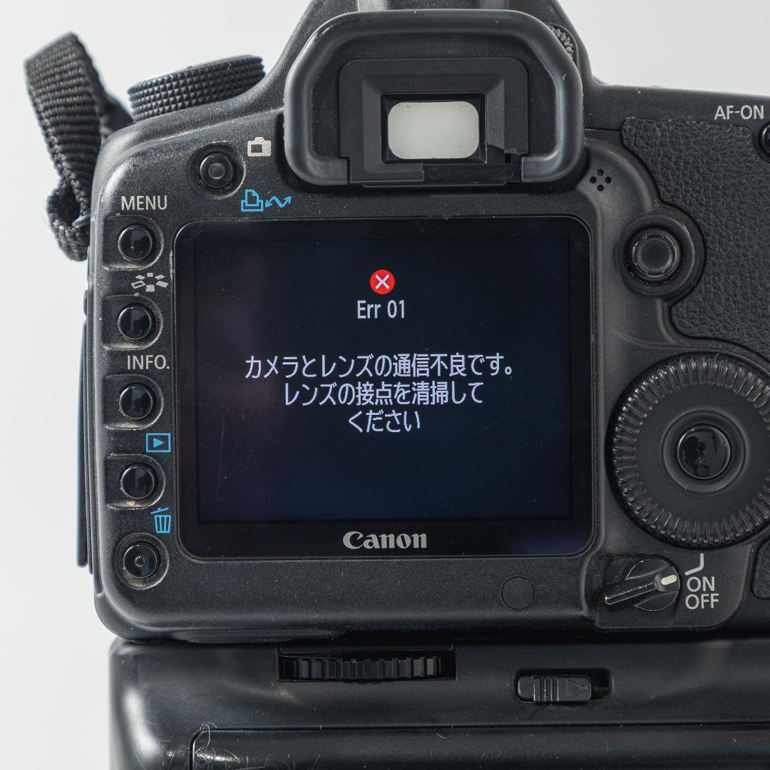 【ジャンク品】Canon EOS 5D Mark II 社外バッテリーグリップ付