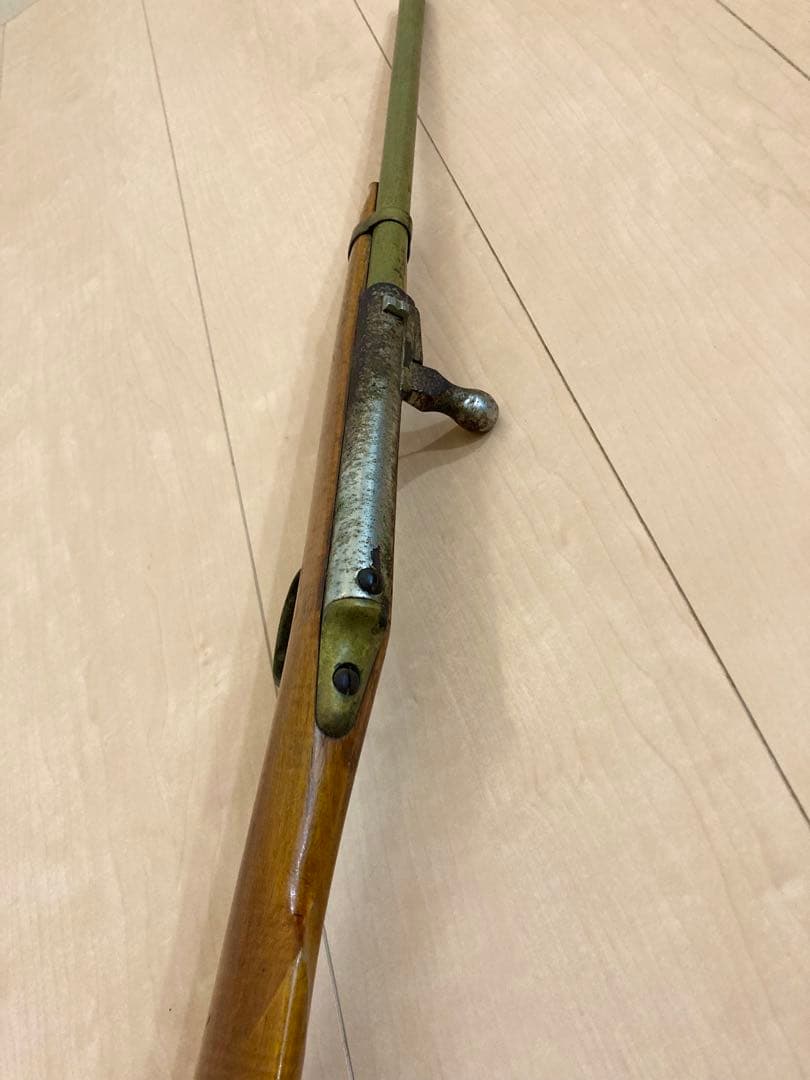 射的銃　バネ式　お祭り　縁日　アンティーク　ヴィンテージ　昭和レトロ　コルク銃