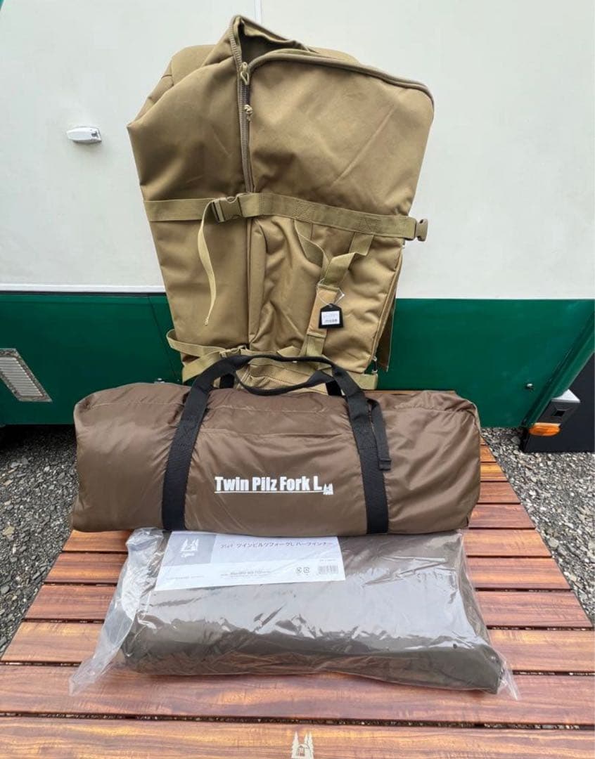 ogawa ツインピルツフォークL、ハーフインナー、テントキャリーオール 新品