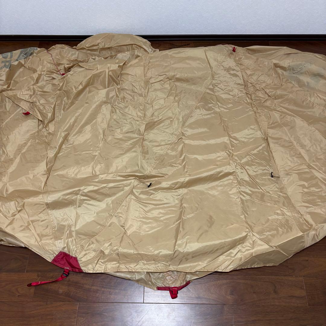 美品　MSR エリクサー2 タン　フットプリント付 ELIXIR2 テント