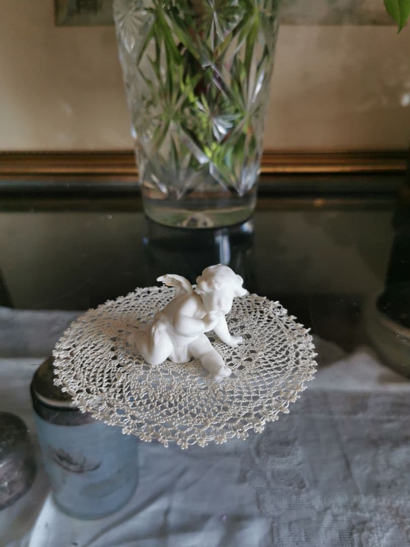 アンティーク アルメニア or タティングレース プチドイリー 花型/星型 細雪