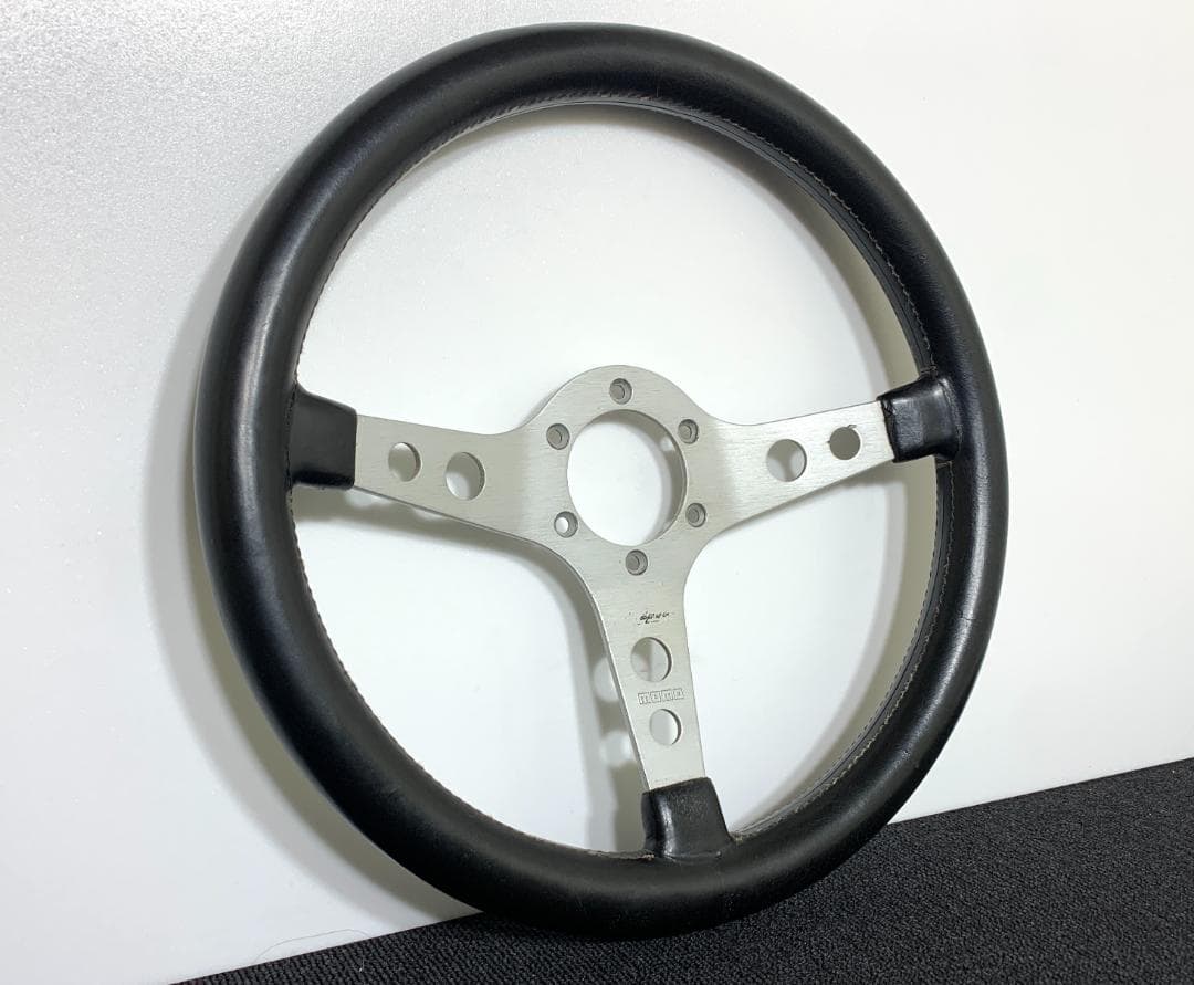 超希少 モモ クレイ レガツォーニ ステアリング 34Φ 80年製 当時物