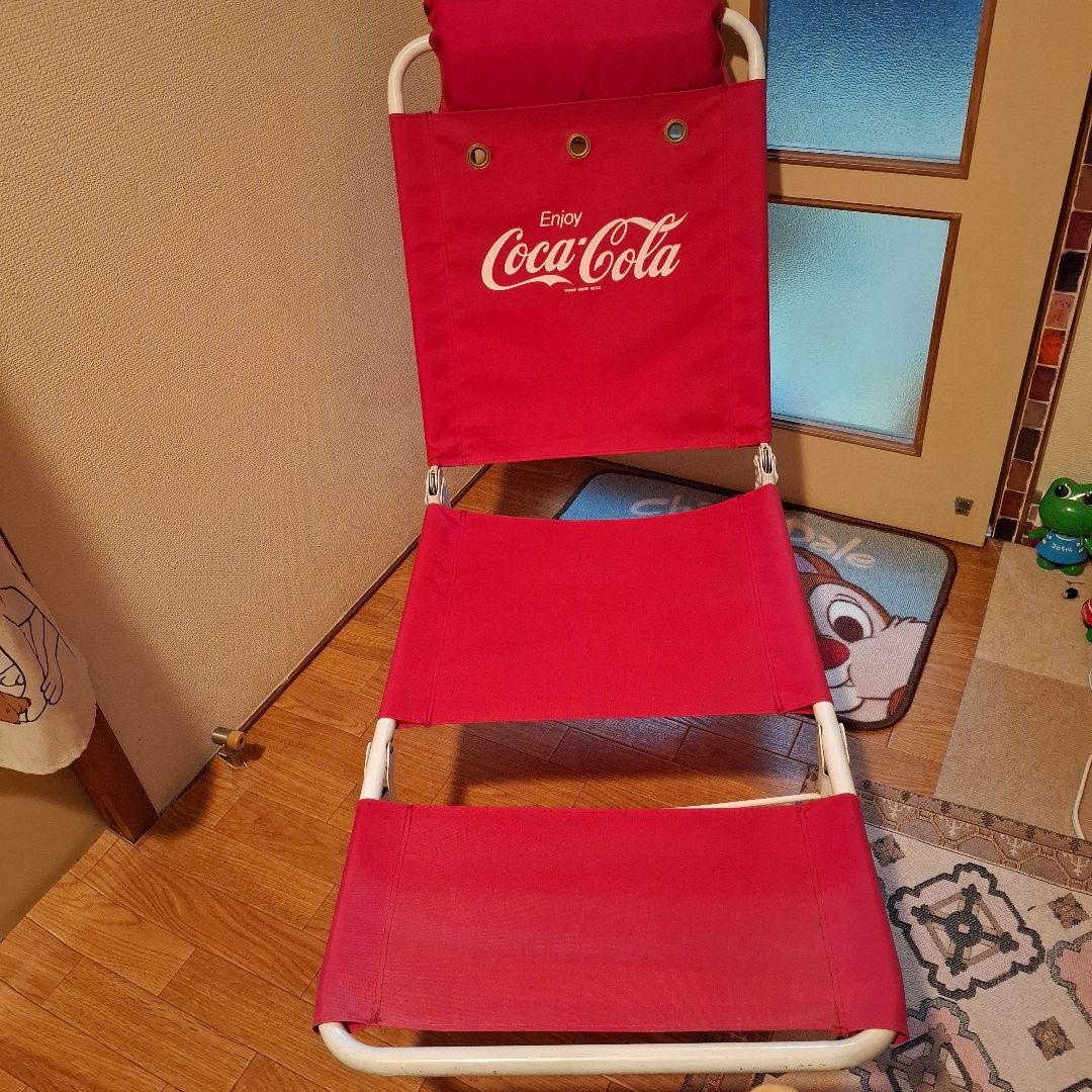 Coca-Cola アウトドアチェア 赤・バック