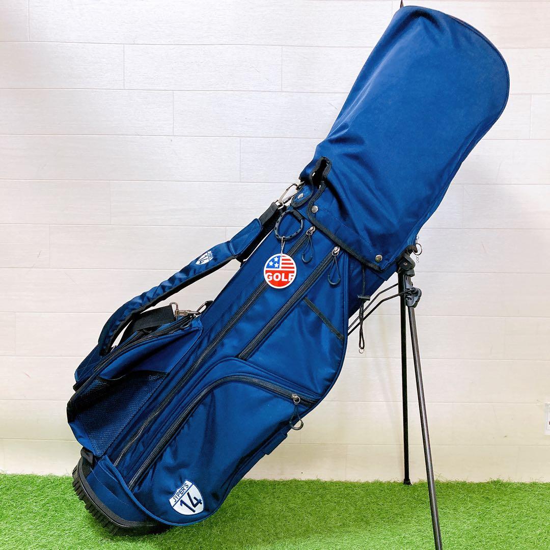 M ジーパーズ　ゴルフ　スタンド式　キャディバッグ　9.5型　軽量