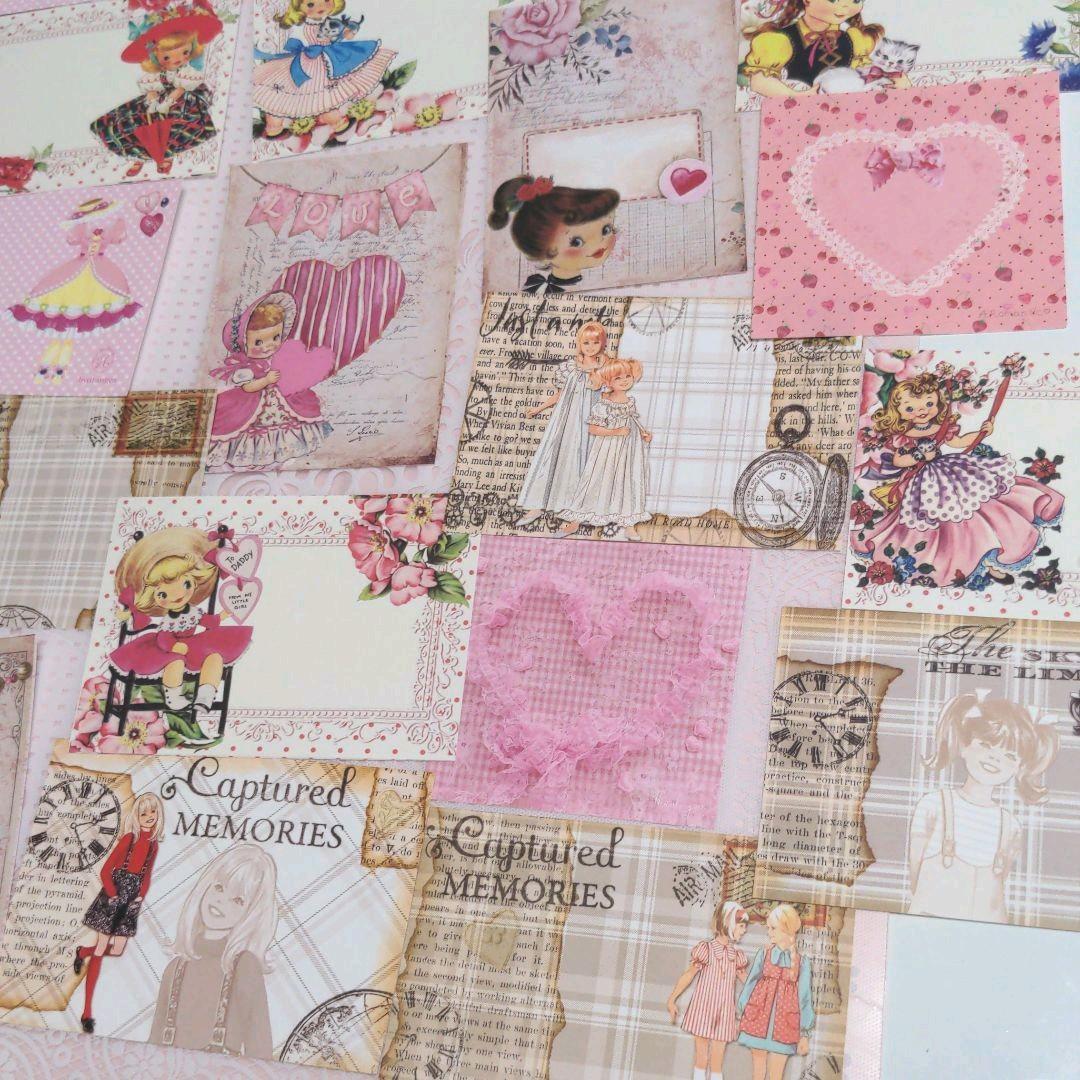 のり様♥ご確認用♥スーパーセール中♥新作ガーリーレトロガール♥バラメモ♯649