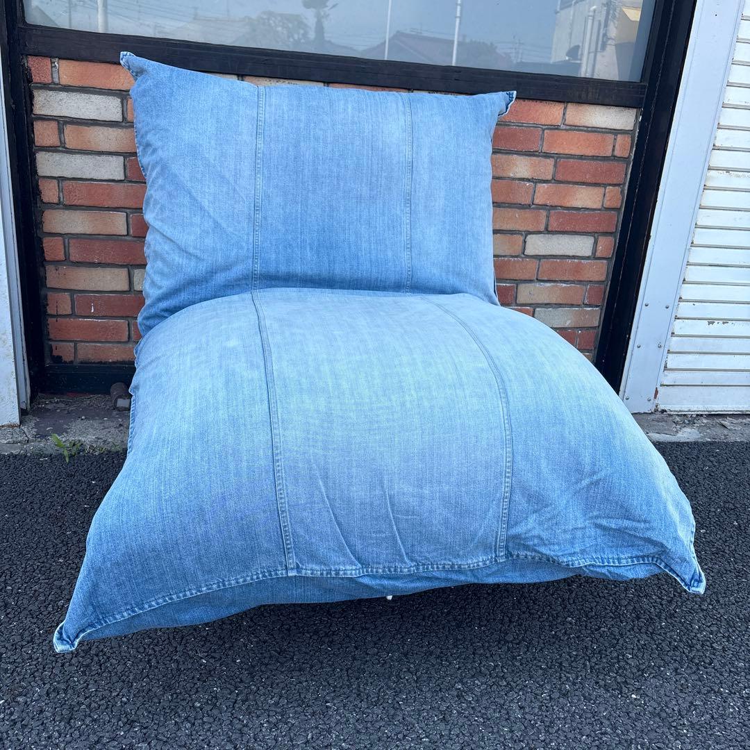 直接引き取り限定 WTW カタリナ 1人掛けソファ デニム