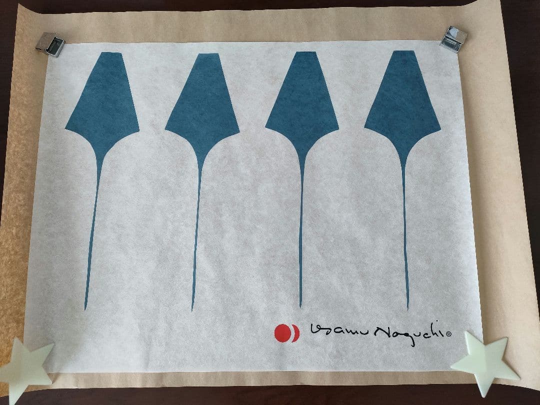 イサムノグチ　AKARI 9AD ポスター