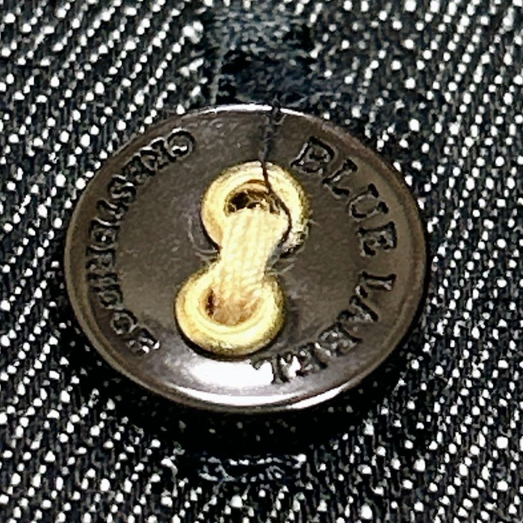 極美品❤︎ブルーレーベル シャンブレー Aライン ワンピース ボウタイ ストレッチ