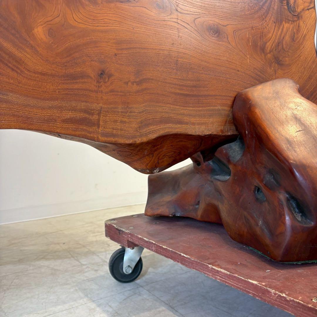 【引取限定】天然木 衝立 1枚板 仕切り パーテーション 和風 和室