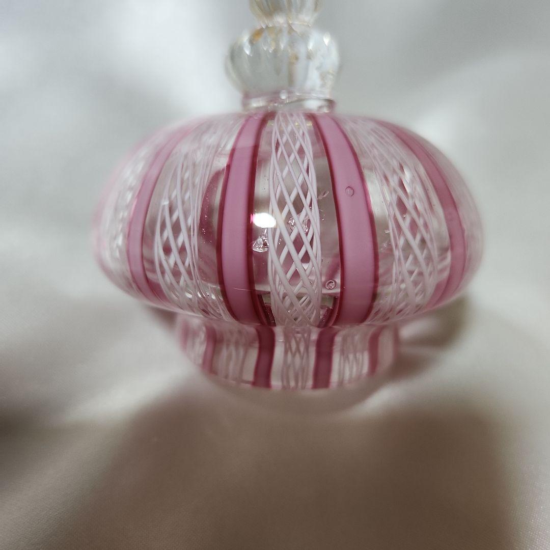 【専用】ベネチアンガラス レース柄 キャンディーポット ムラーノガラス