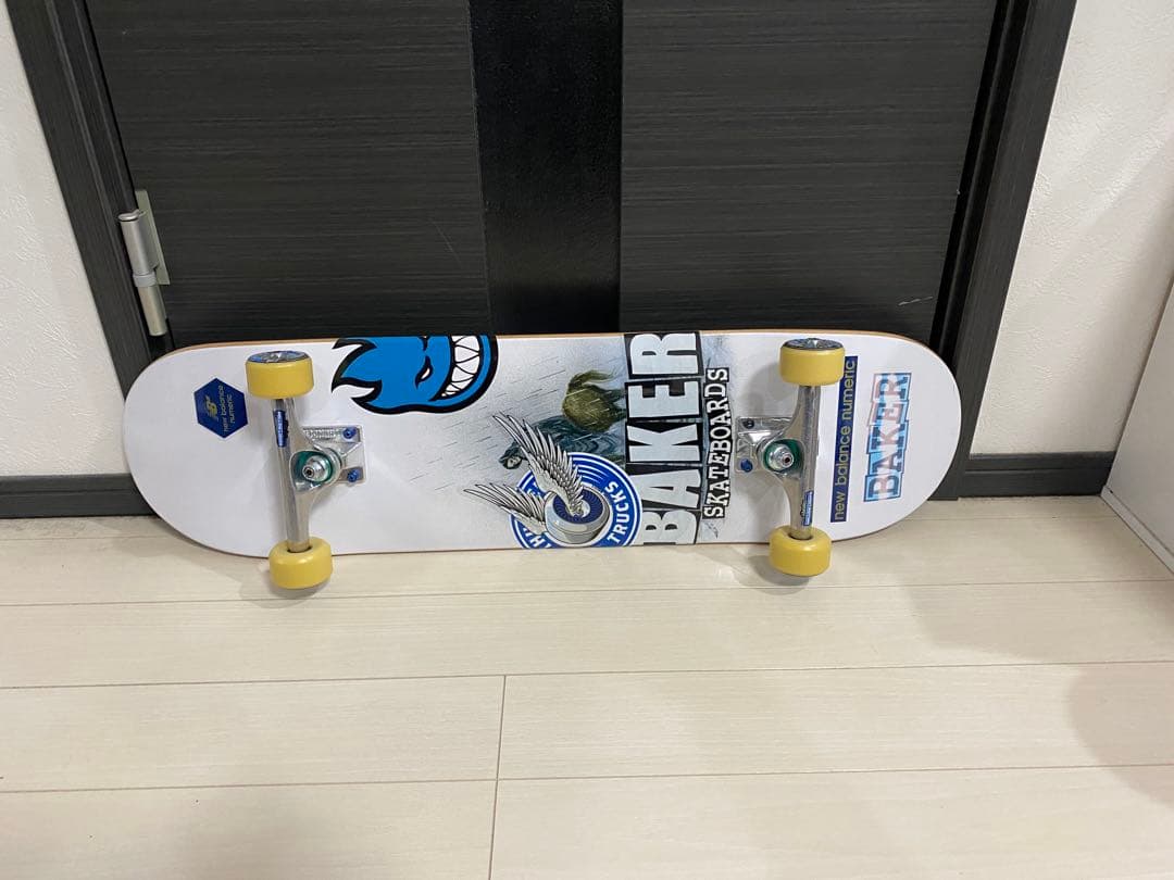 BAKER スケートボード ホワイト ブルー