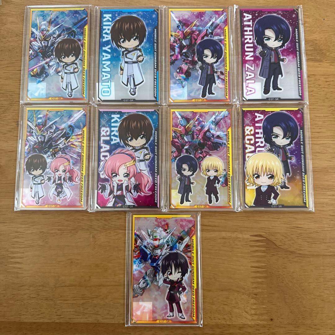 現在入手不可　限定　ガンダムSEED検定　満点　カード　5種コンプリートセット
