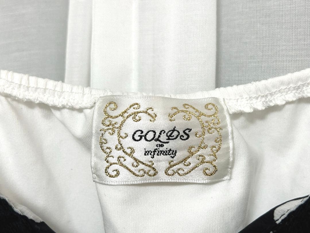 GOLDS♡初期デザイン♡ドット柄キャミトップス♡2点セット♡ホワイト×ブラック