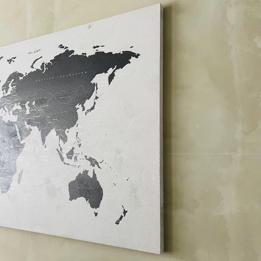 【美品】BoConcept 世界地図 アート 100×180 コンクリート 希少