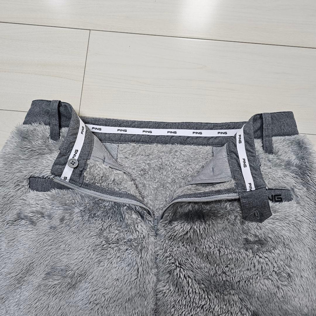 新品 PING レディース【LL】セットアップ ボア フリース スカート 上下