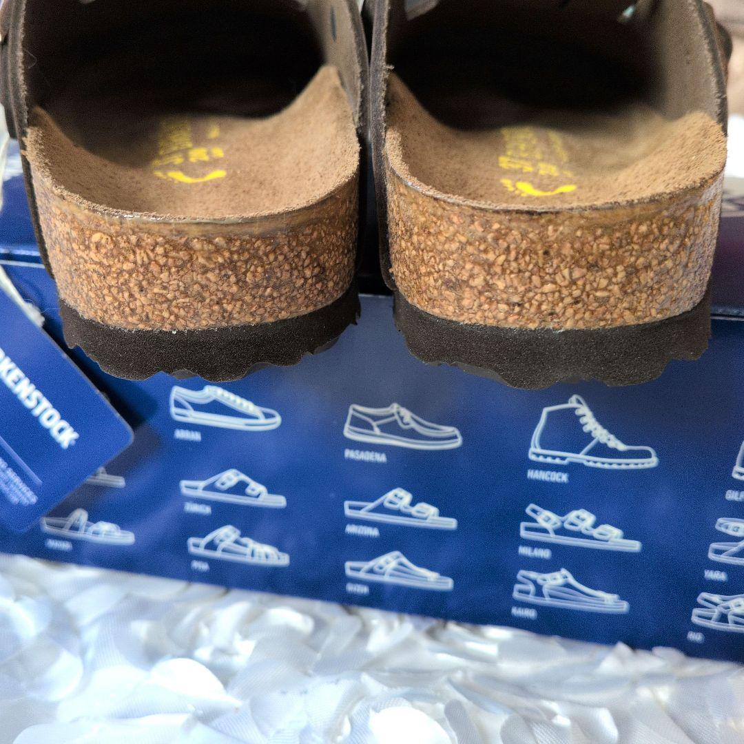 BIRKENSTOCK サボ・クロッグサンダル 37 ダークブラウン