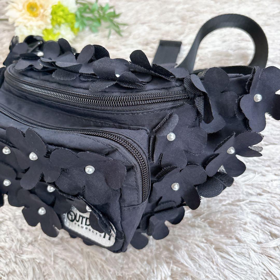 極美品✨MUVEILミュベール×アウトドアプロダクツ コラボ ウエストポーチ 黒