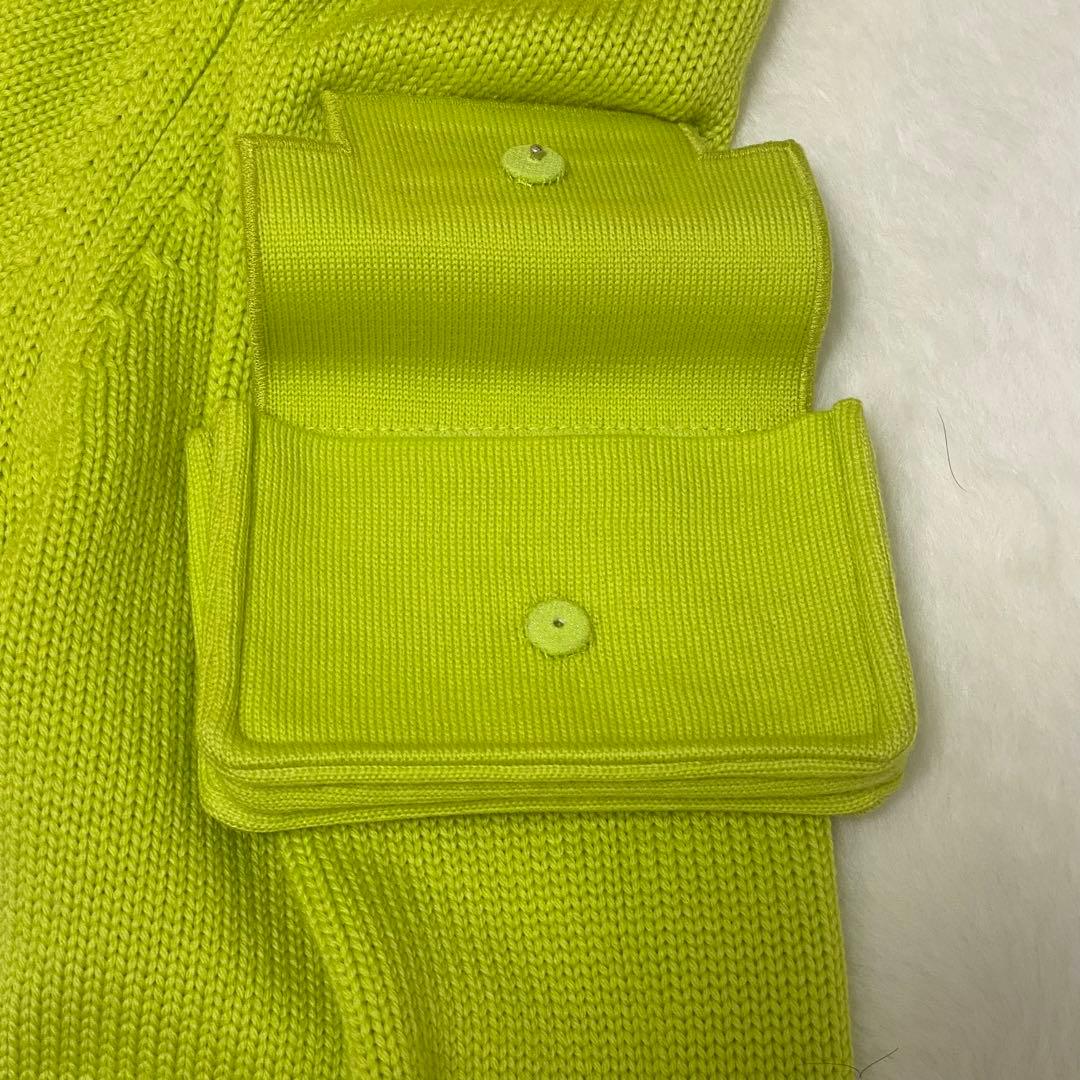 FFロゴ✨フェンディ2022年製 クールネック プルオーバー ポーチ ニット