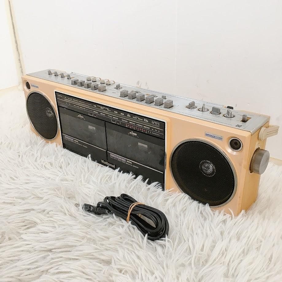 National RX-D30 ダブルラジカセ 当時物 昭和レトロ