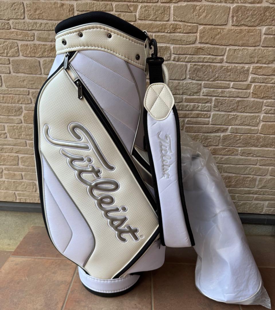 希少　美品　大容量　Titleist タイトリスト キャディバッグ９型　ホワイト