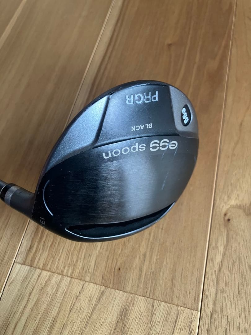 egg Spooon PRGR BLACK ウッド　エッグスプーン　フレックスS