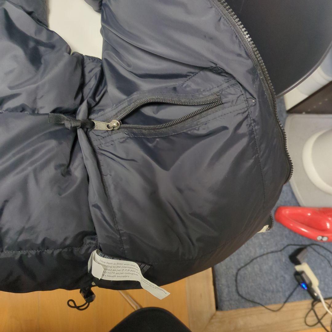 k*i様 THE NORTH FACE ダウンジャケット フード付き ネイビー/