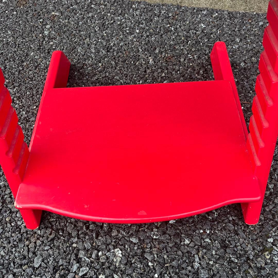 【良品】ストッケ トリップトラップ　レッド　シリアル4