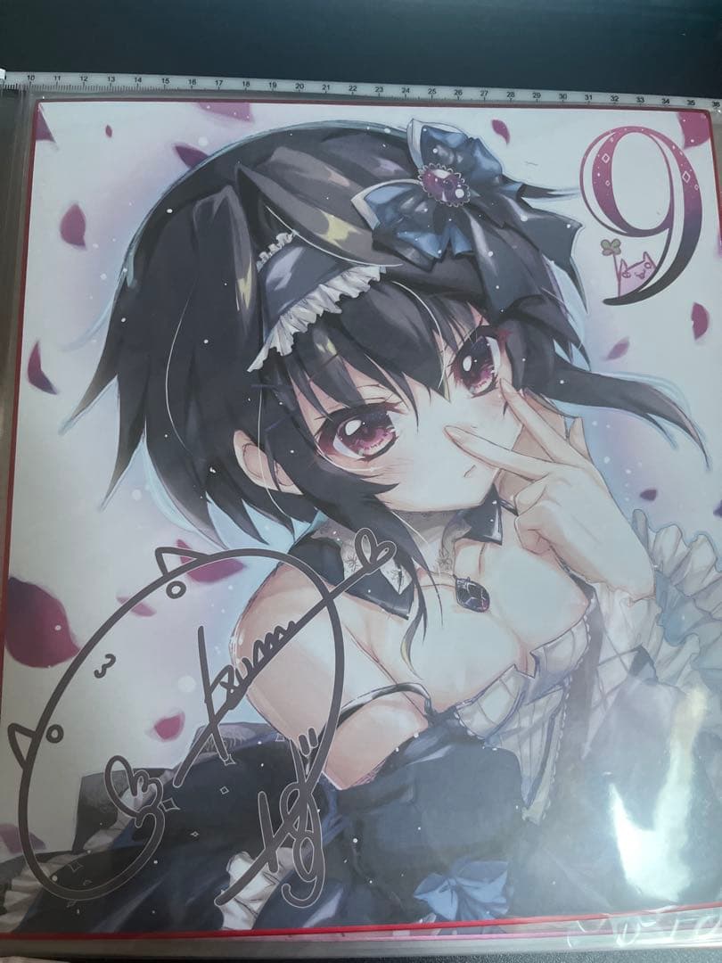 (限定品)翡翠亭 ミニ色紙バインダーと色紙セット(ミニと普通あり)