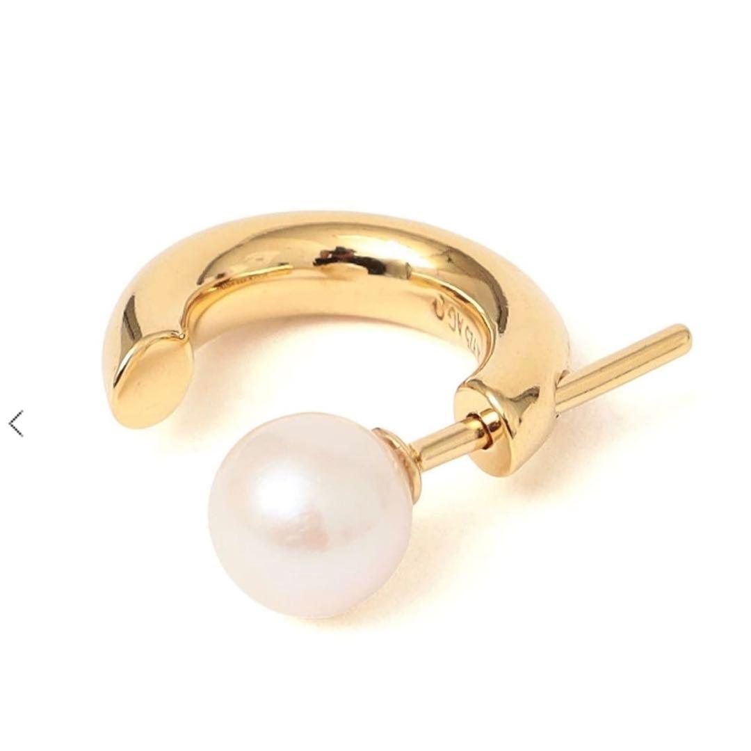 マリアブラックMARIA BLACK 【美品】ゴールドパールピアス