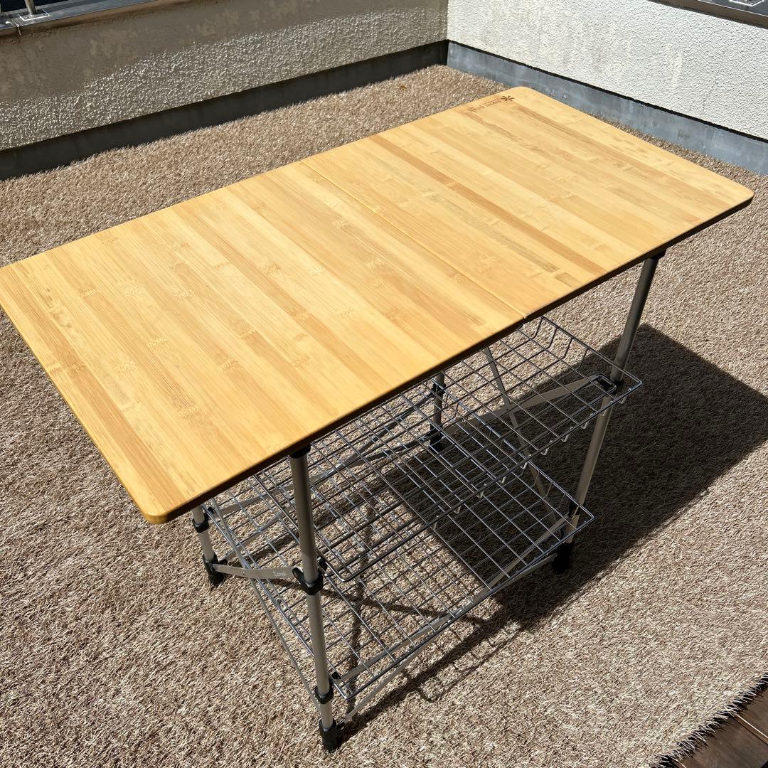  Peak スノーピーク フィールドキッチンテーブル 竹