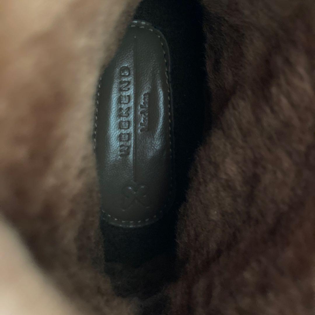 マックスマーラ weekend 2way ムートンブーツ 37 24cm