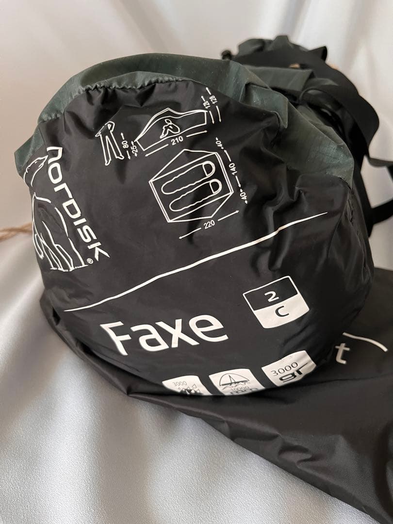 ノルディスク NORDISK faxe2 c テント　＋　グランドシート　未使用