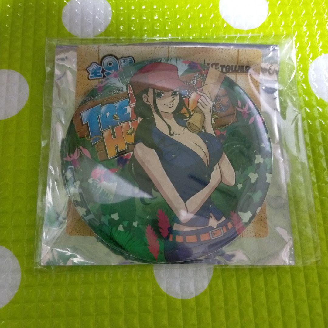 ワンピースタワー ロビン 限定 缶バッジ トレジャーハンター
