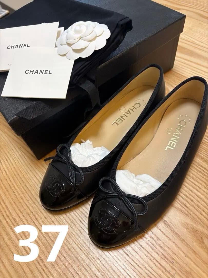シャネル　CHANEL バレエシューズ　37C